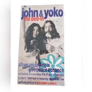 John & Yoko The Bed-In VHS (Sealed)